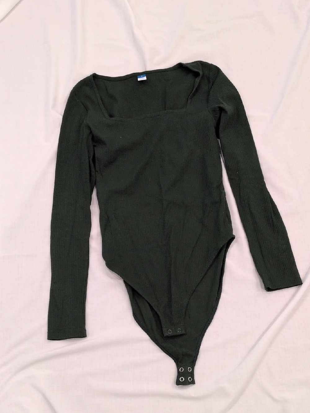 Old Navy Dark Green Ribbed Top